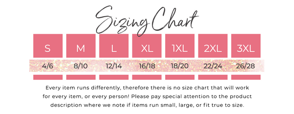 Sizing Guidelines – Shop The Perfects
