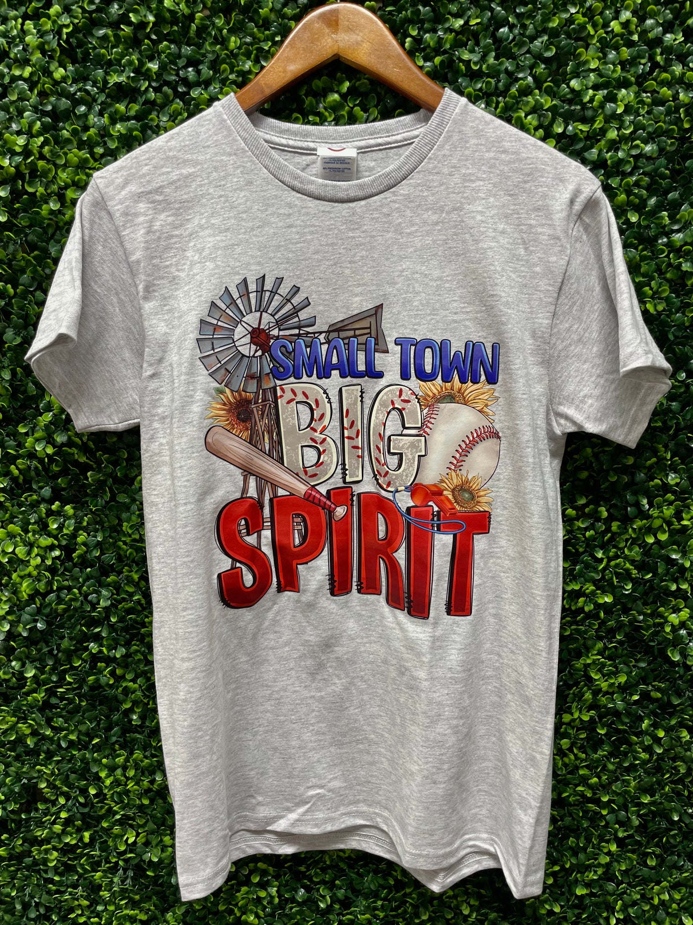 Small Town Big Spirit Graphic Tee