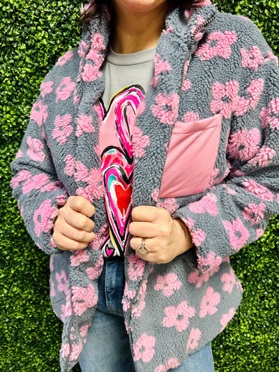 Retro Flower Girl Jacket