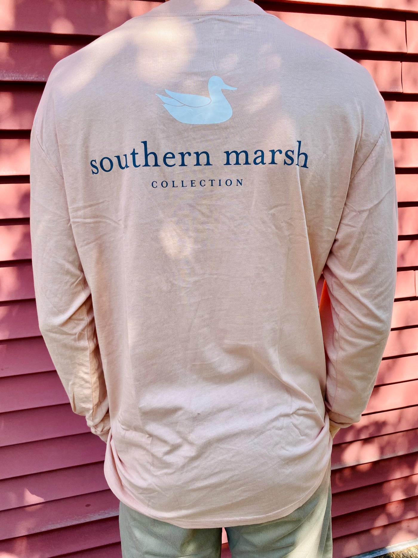 Southern Marsh LS Authentic Tee Terracotta