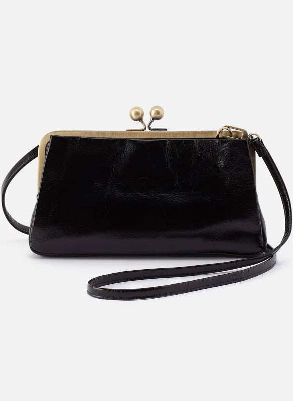 Hobo Lauren Frame Crossbody Black