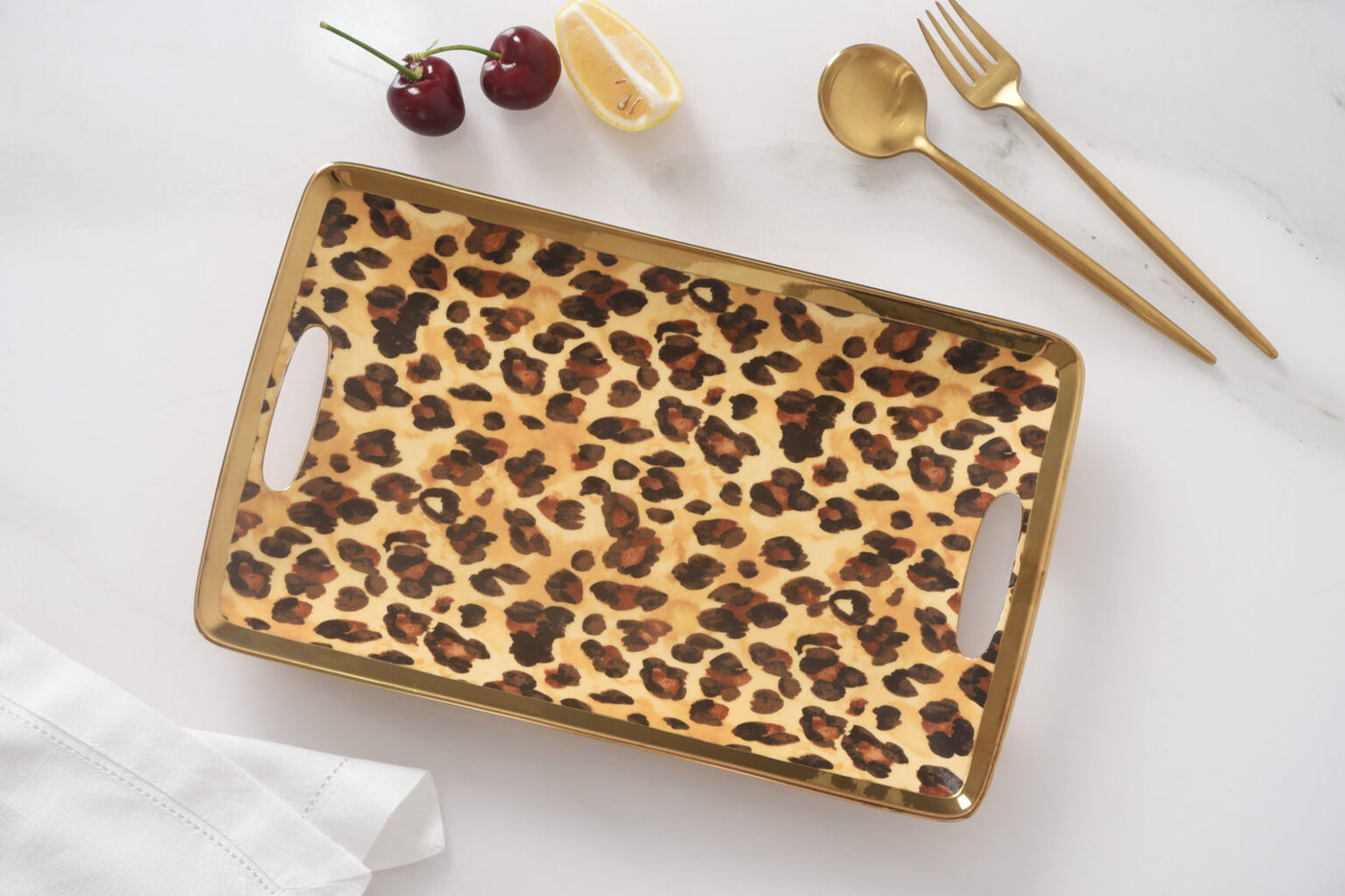 Pampa Bay Leopard Small Tray