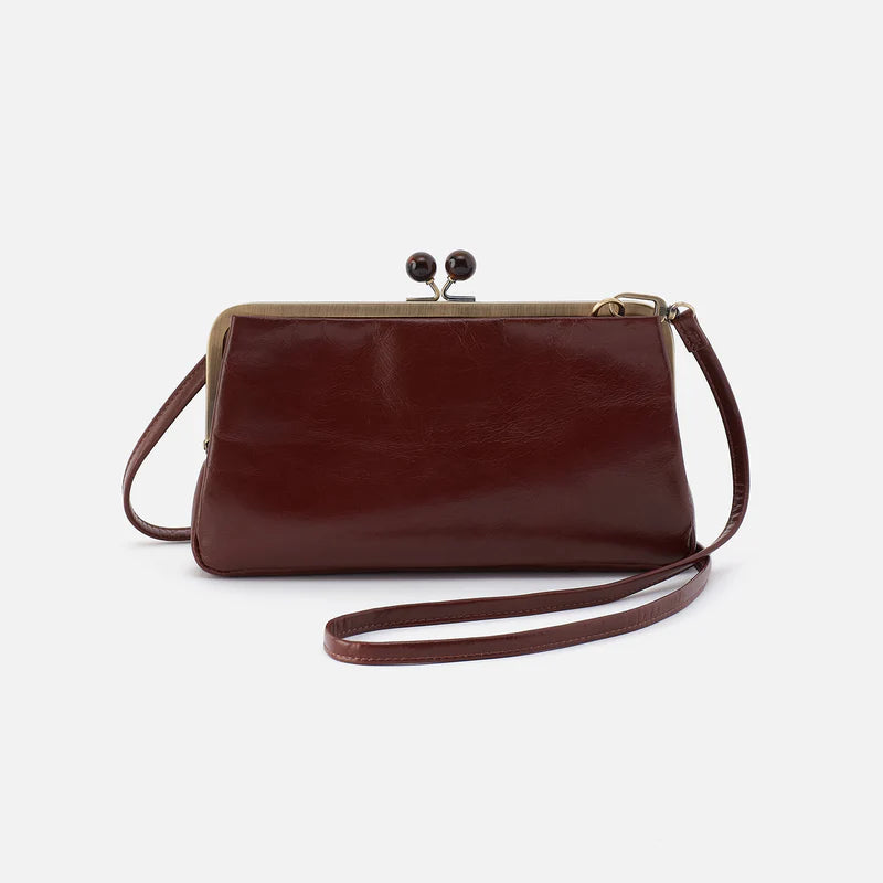 Hobo Lauren Frame Crossbody Chocolate