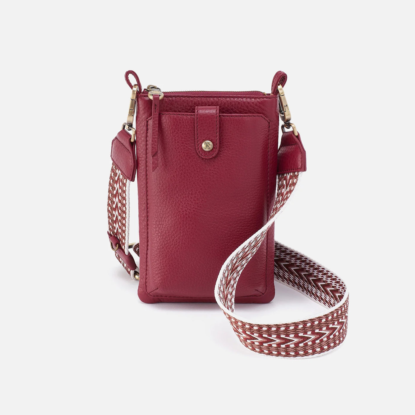 Hobo Cass Phone Crossbody Wine