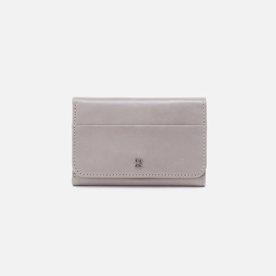 Hobo Jill Trifold Wallet Light Grey