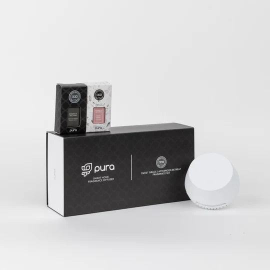 Pura + Bridgewater Smart Home Set ( Sweet Grace & Afternoon Retreat Scents)