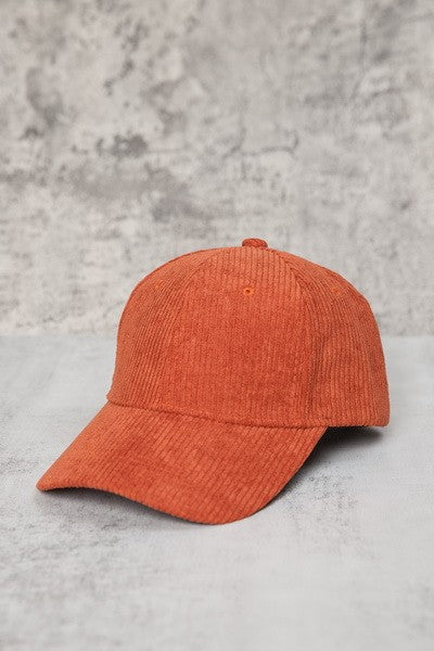 On Your Game Cordy Baseball Cap Rust
